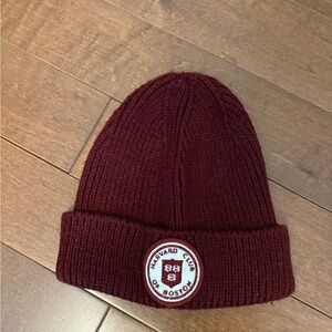 Harvard Club Burgandy Knit Beanie
